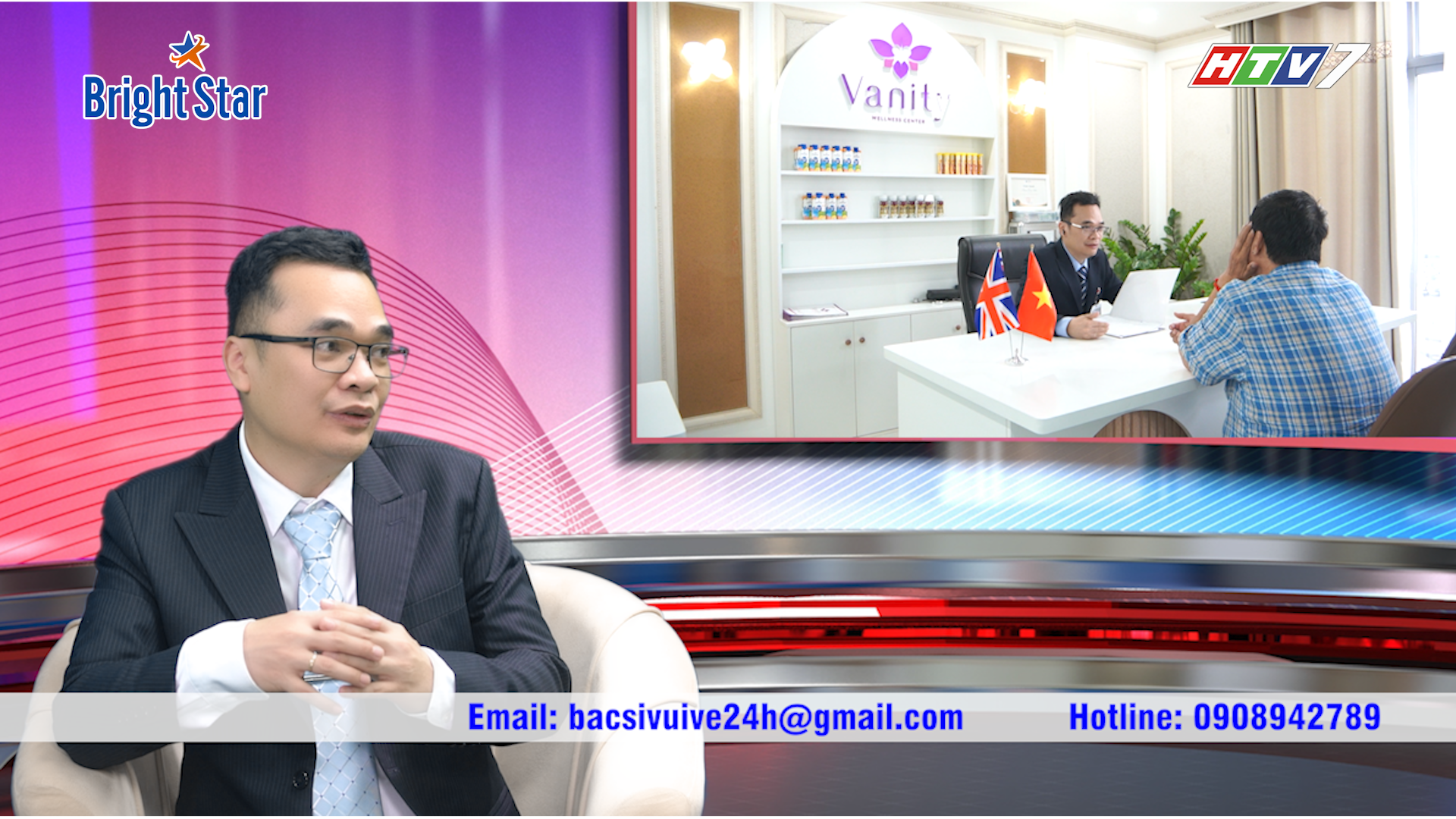 Bác sĩ vui vẻ ThS.BS Huỳnh Ngọc Hưng