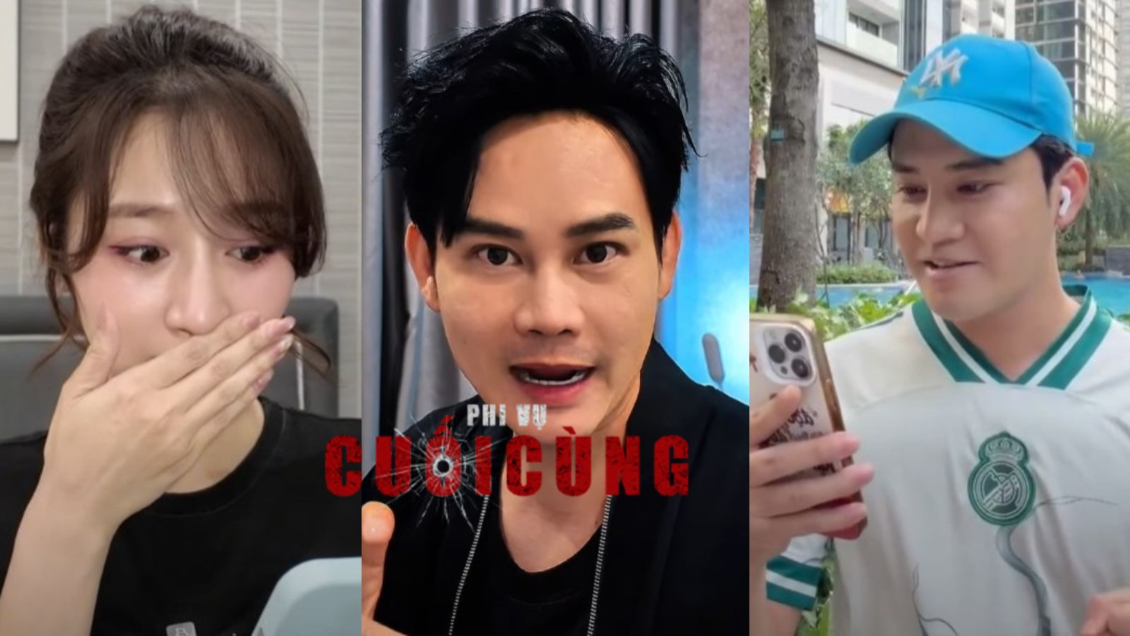 Linh Kul, Dương Hồng Phúc, Đoàn Bảo Ân “thót tim” theo từng cảnh hành động trong “Phi vụ cuối cùng”.