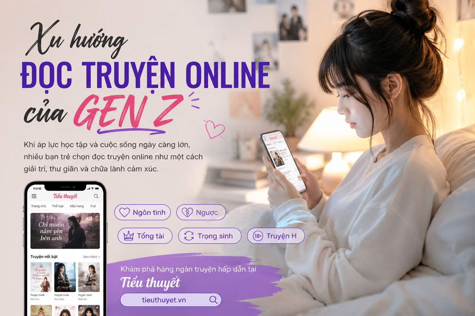 Xu hướng đọc truyện online của Gen Z