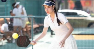 Siêu mẫu Kỳ Hân với giải Pickleball vì học sinh nghèo hiếu học