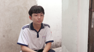 Em Lý Gia Vỹ (sinh năm 2010), hiện là học sinh lớp 10 Trường THPT Võ Thị Sáu, phường Cầu Kiệu, TP.HCM