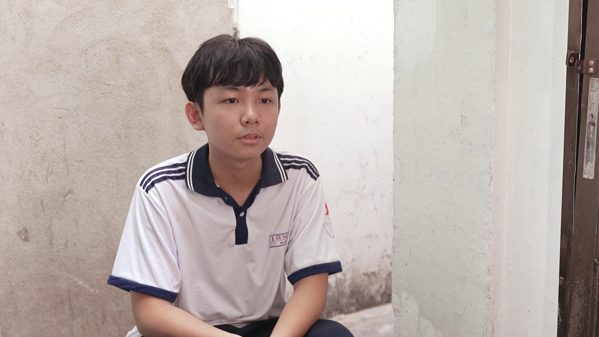 Em Lý Gia Vỹ (sinh năm 2010), hiện là học sinh lớp 10 Trường THPT Võ Thị Sáu, phường Cầu Kiệu, TP.HCM