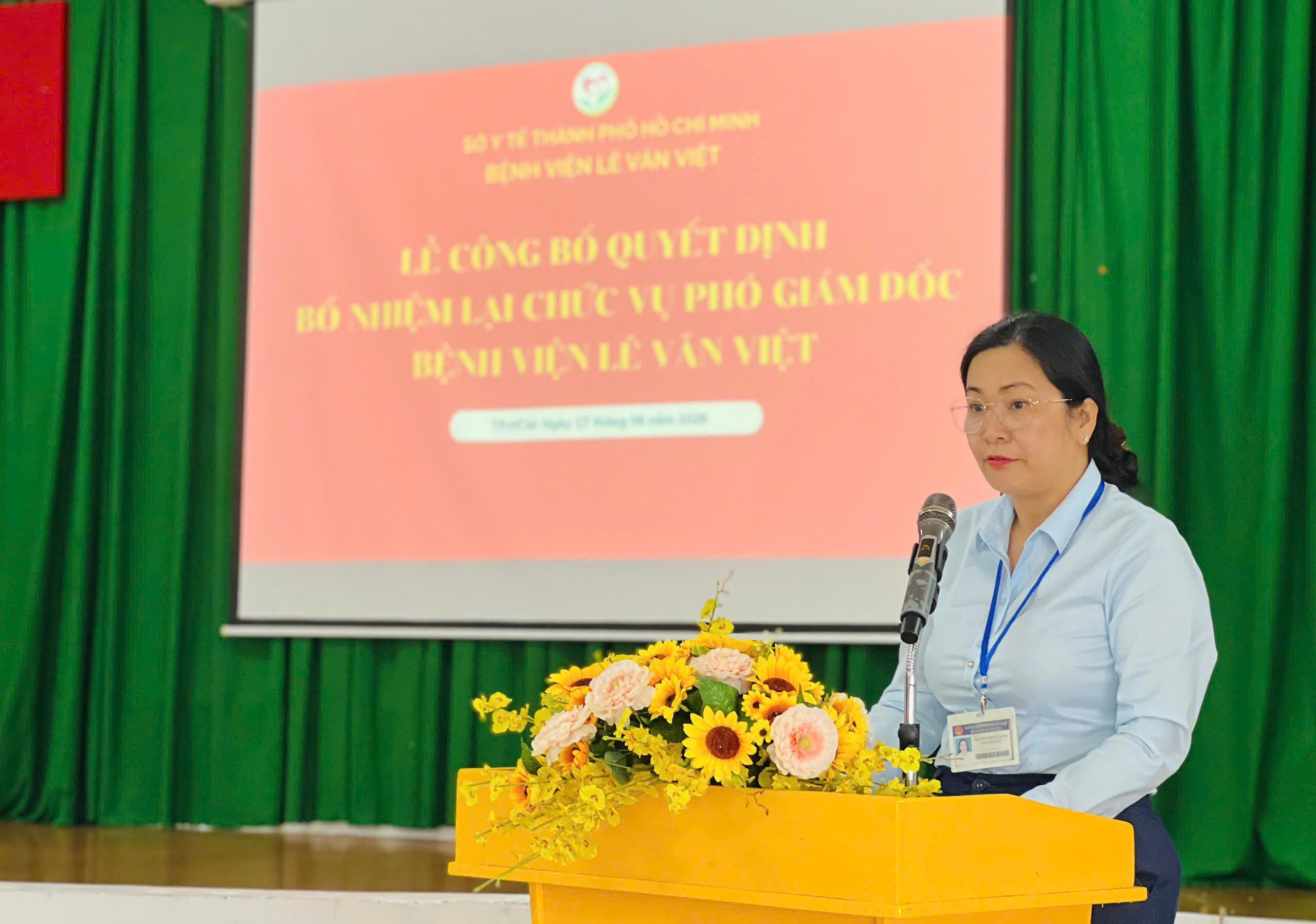 BSCKI Nguyễn Hồng Hạnh giữ chức Phó Giám đốc Bệnh viện Lê Văn Việt