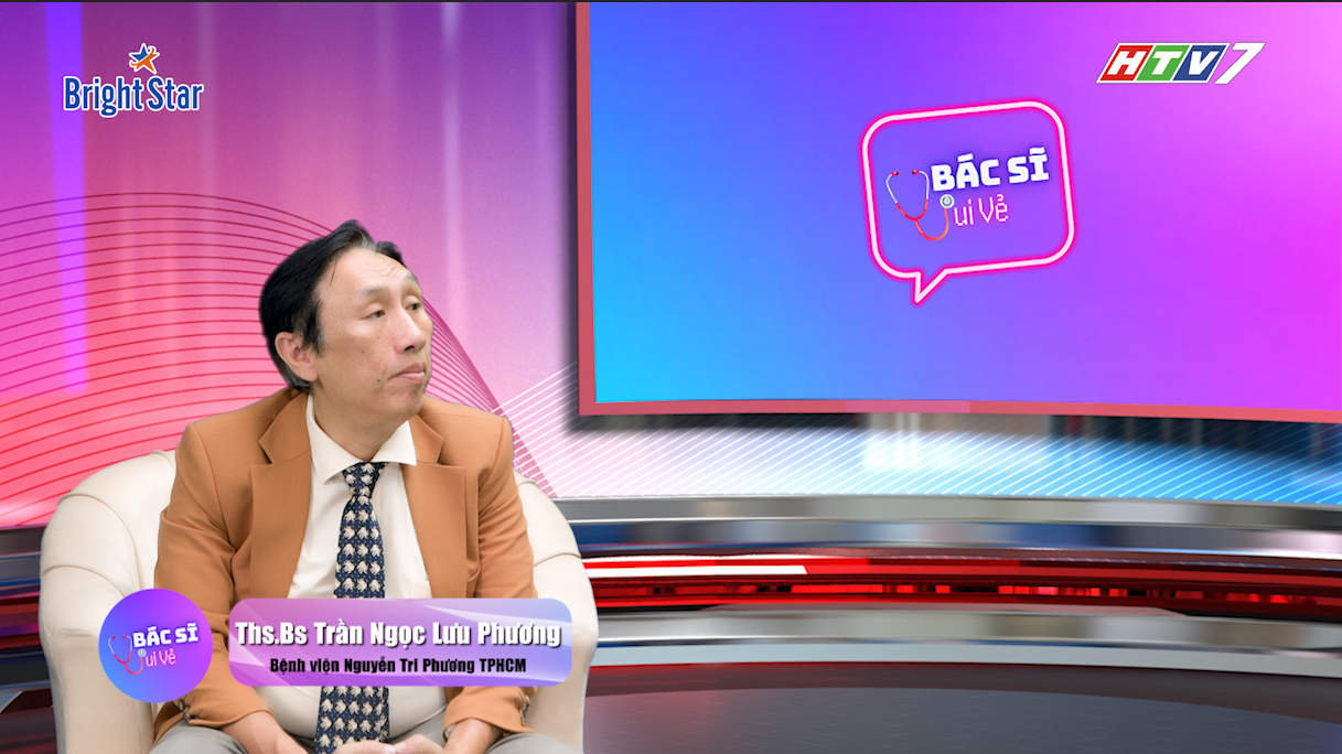 ThS.BS.CKII Trần Ngọc Lưu Phương - Trưởng khoa Nội soi Tiêu hóa, Bệnh viện Nguyễn Tri Phương, gương mặt quen thuộc được đông đảo khán giả yêu mến