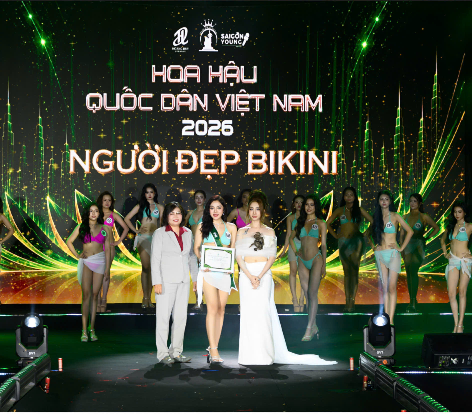 Vẻ đẹp rạng rỡ cùng nguồn năng lượng tích cực giúp Võ Thị Thanh Vân chiếm được nhiều tình cảm của Ban Giám khảo và khán giả.