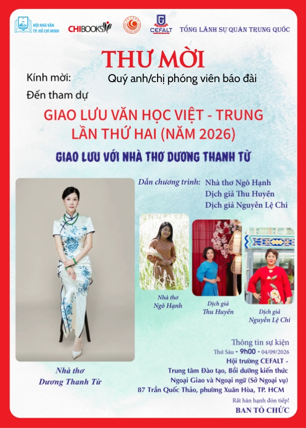 Từ những ngõ hẻm Bắc Kinh đến nhịp cầu thi ca Việt – Trung