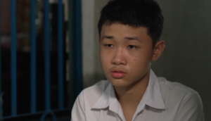 Em Nguyễn Thái Gia Huy (sinh năm 2012), học sinh lớp 9 Trường THCS Văn Lang