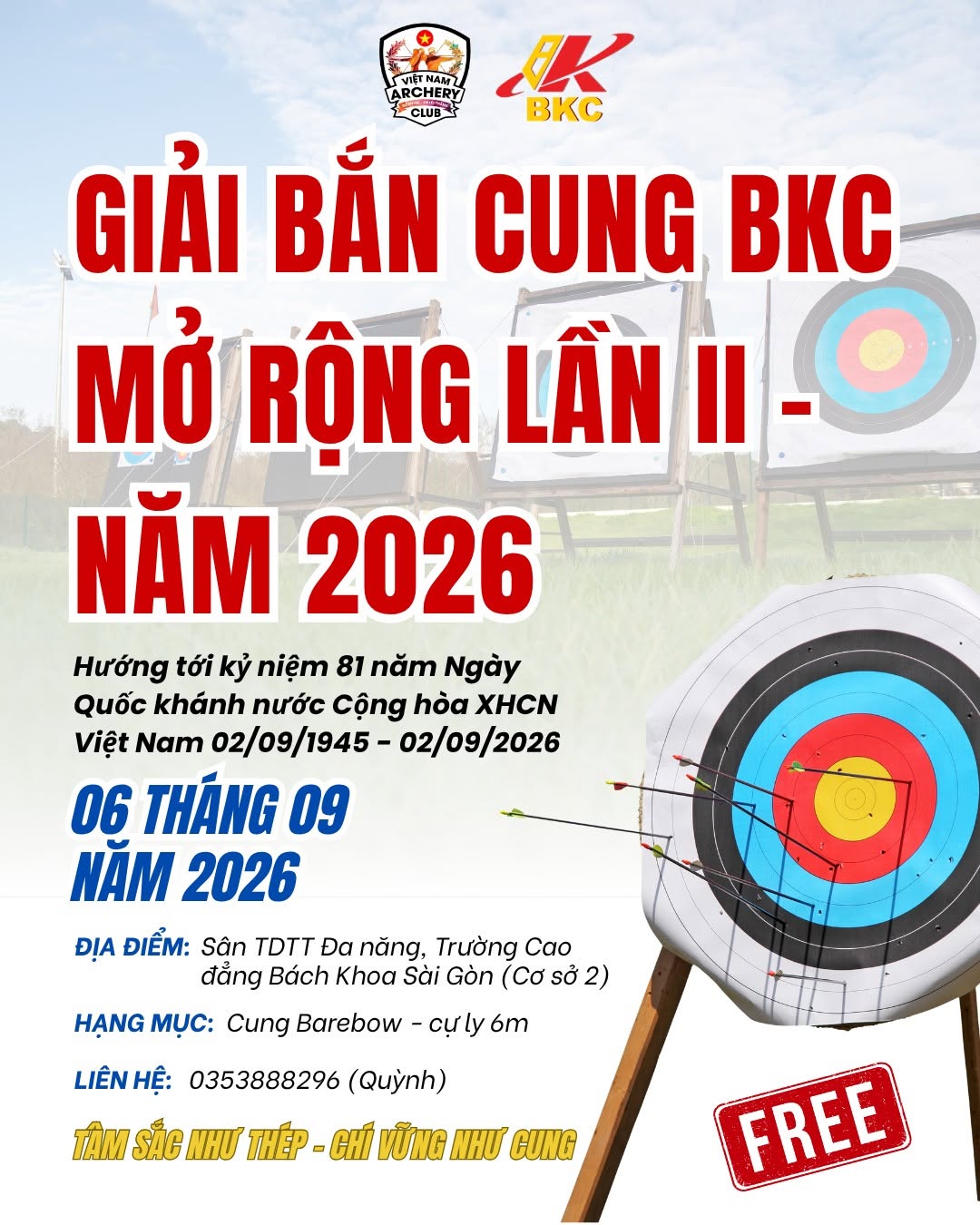 Giải Bắn cung BKC không chỉ là sân chơi thể thao mà còn là dịp kết nối các thế hệ cùng chung niềm đam mê.