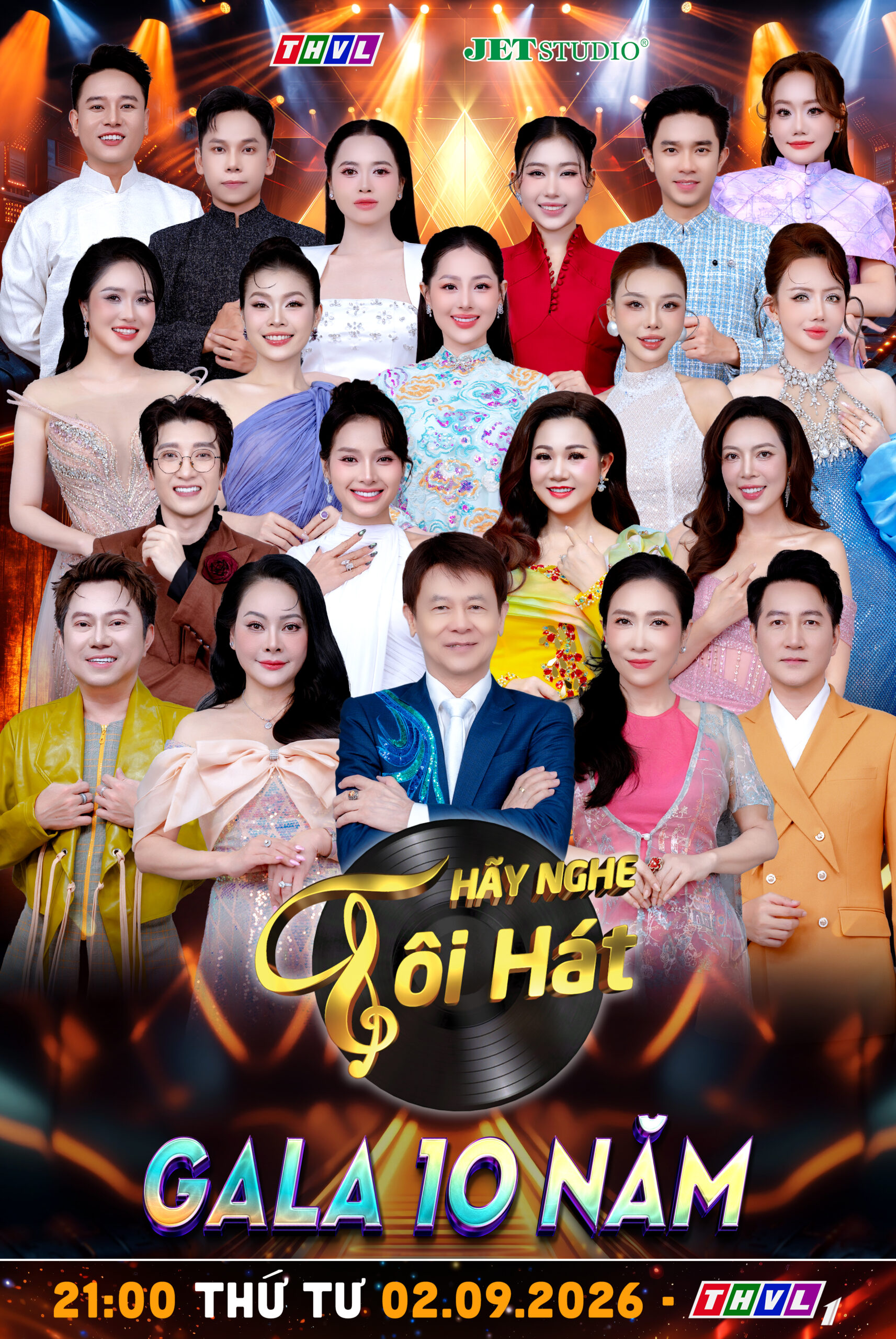 Hãy Nghe Tôi Hát 2026 tập 19 sẽ được phát sóng lúc 21h Thứ Tư 9/9/2026 trên kênh THVL1