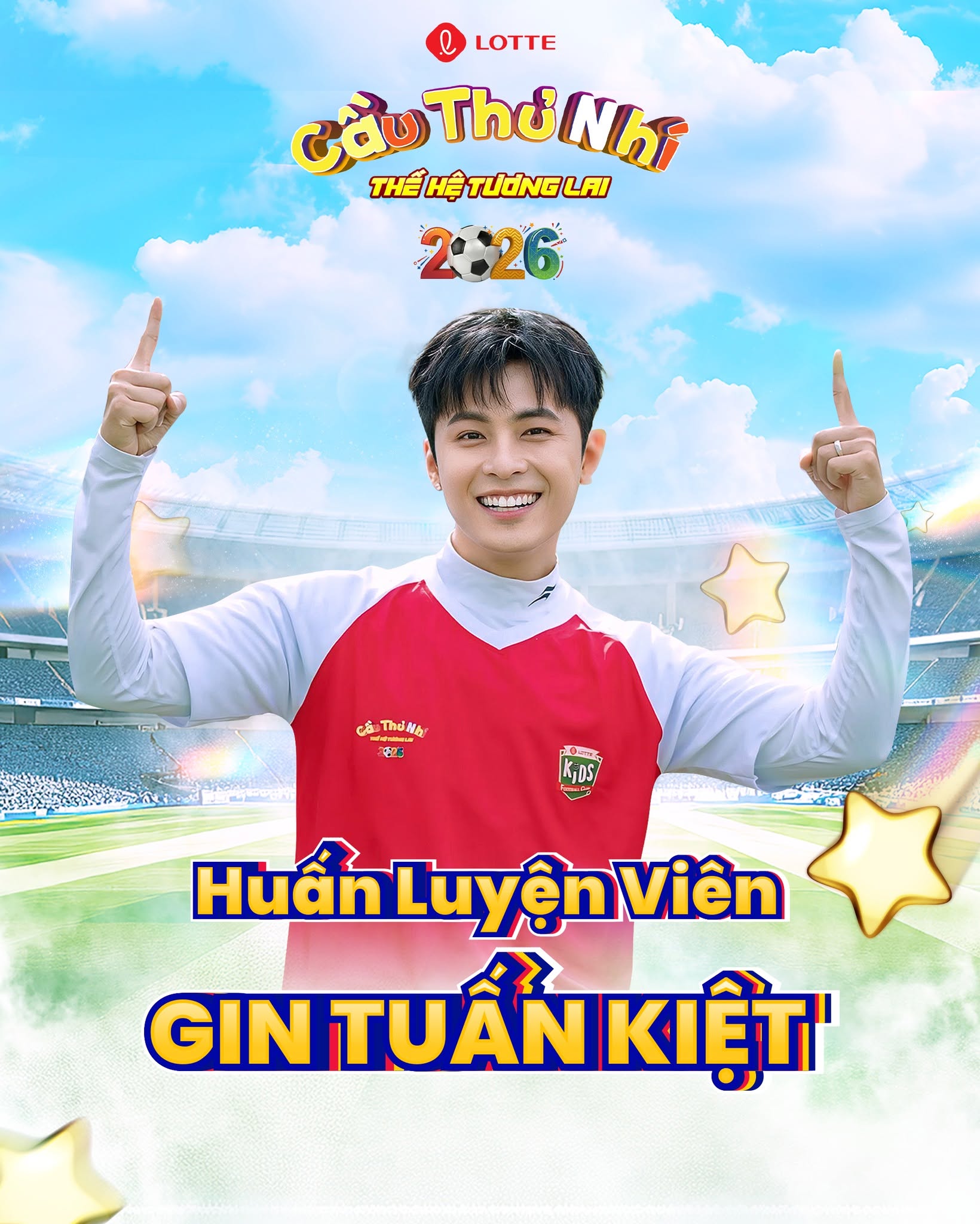 Gin Tuấn Kiệt muốn tìm lại tuổi thơ từ những tài năng bóng đá của “Cầu thủ nhí 2026”