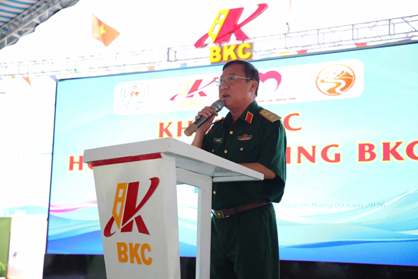 Trung tướng - PGS.TS Nguyễn Đức Hải, nguyên Viện trưởng Viện Chiến lược Quốc phòng phát biểu