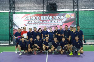 Môn pickleball khởi động Hội thao SAMCO Khỏe 2026, mở màn chuỗi hoạt động thể thao sôi nổi, lan tỏa tinh thần đoàn kết và kết nối các đơn vị trong đại gia đình SAMCO.