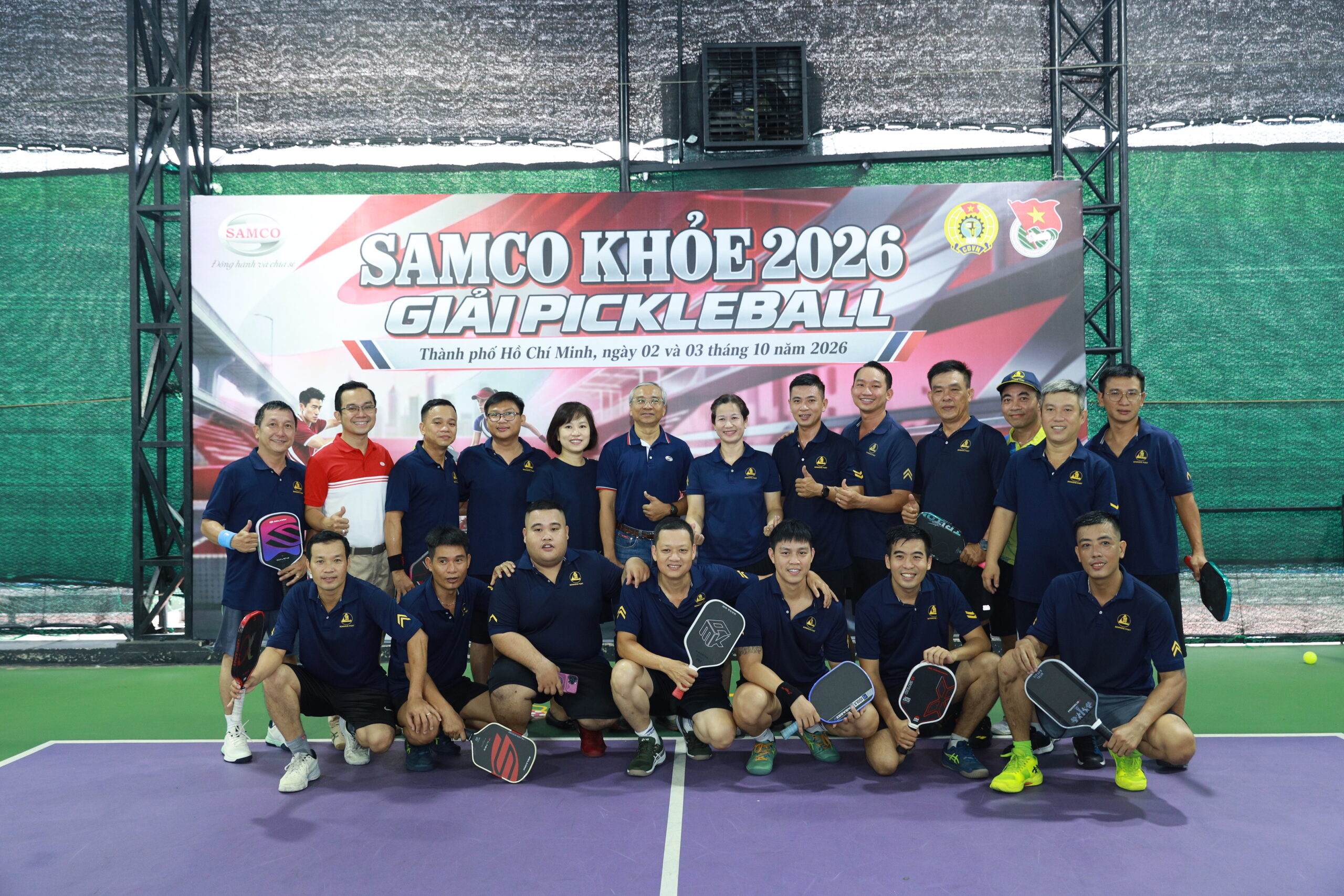 Giải Pickleball SAMCO Day 2026 diễn ra sôi nổi trong hai ngày 3 và 4/10