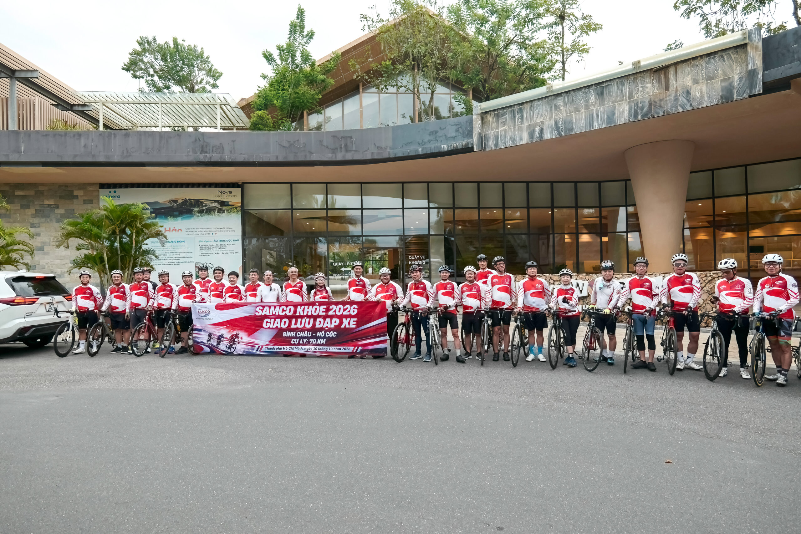 Không đặt nặng thành tích, chương trình đạp xe 70 km hướng đến mục tiêu rèn luyện sức khỏe, giao lưu và tăng cường sự gắn kết giữa lãnh đạo Tổng công ty với các đơn vị thành viên.