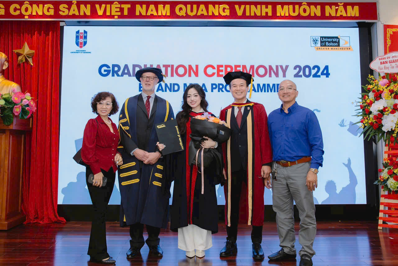 Đỗ Thảo My trong lễ tốt nghiệp năm 2024.