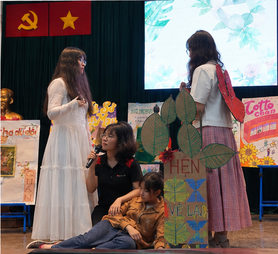 Học sinh trường chuyên sân khấu hóa tác phẩm văn học để lan tỏa văn hóa đọc