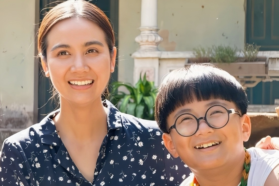 Doãn Quốc Đam và diễn viên nhỏ tuổi nhất